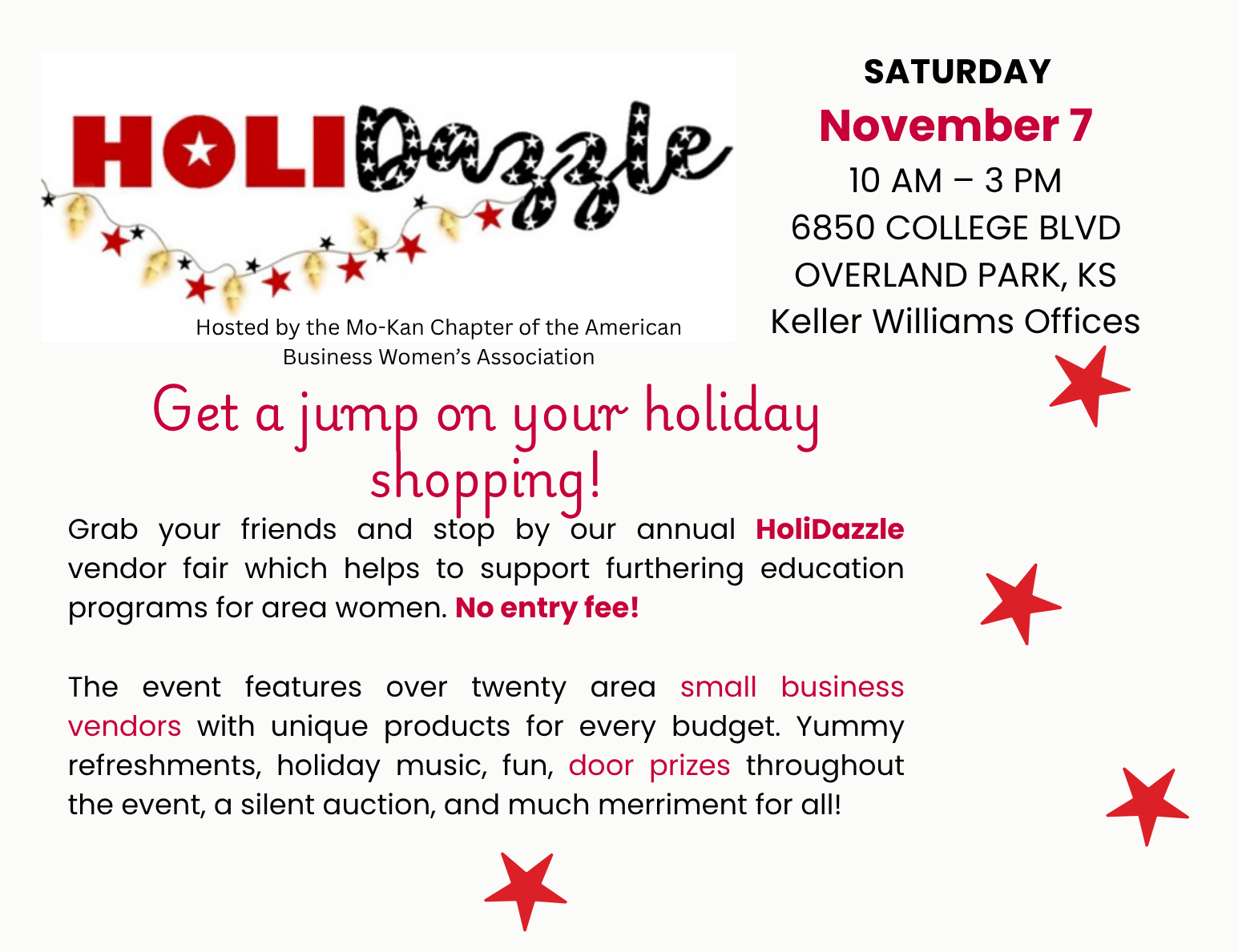 Holidazzle Shopping Event logo